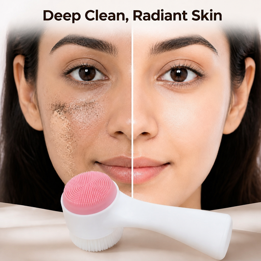 2 in 1 Face Cleansing Brush