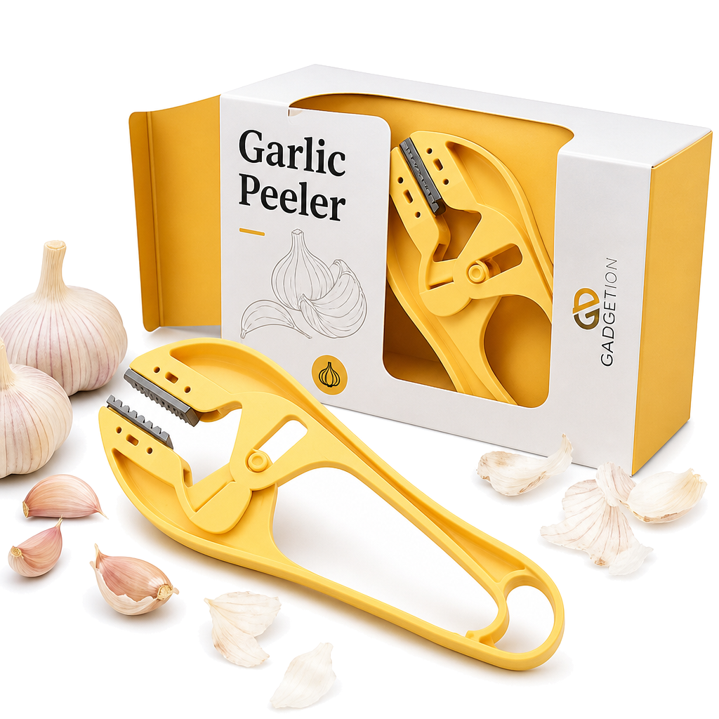 Efficient Garlic Peeler & Press
