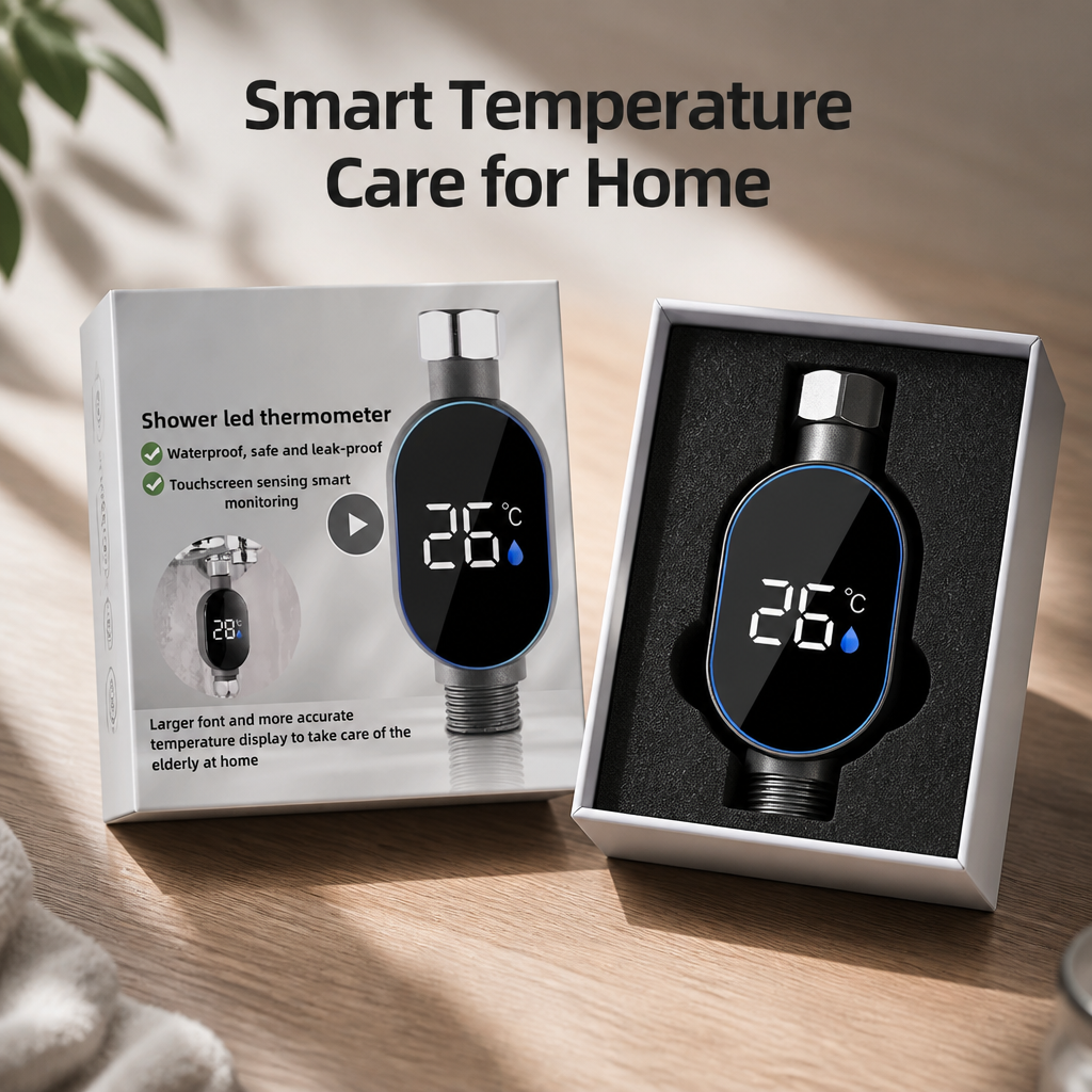 Digital LED Faucet Thermometer
