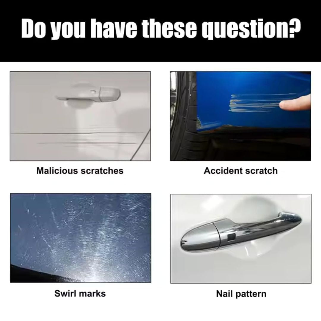 Car scratch removal wax tub