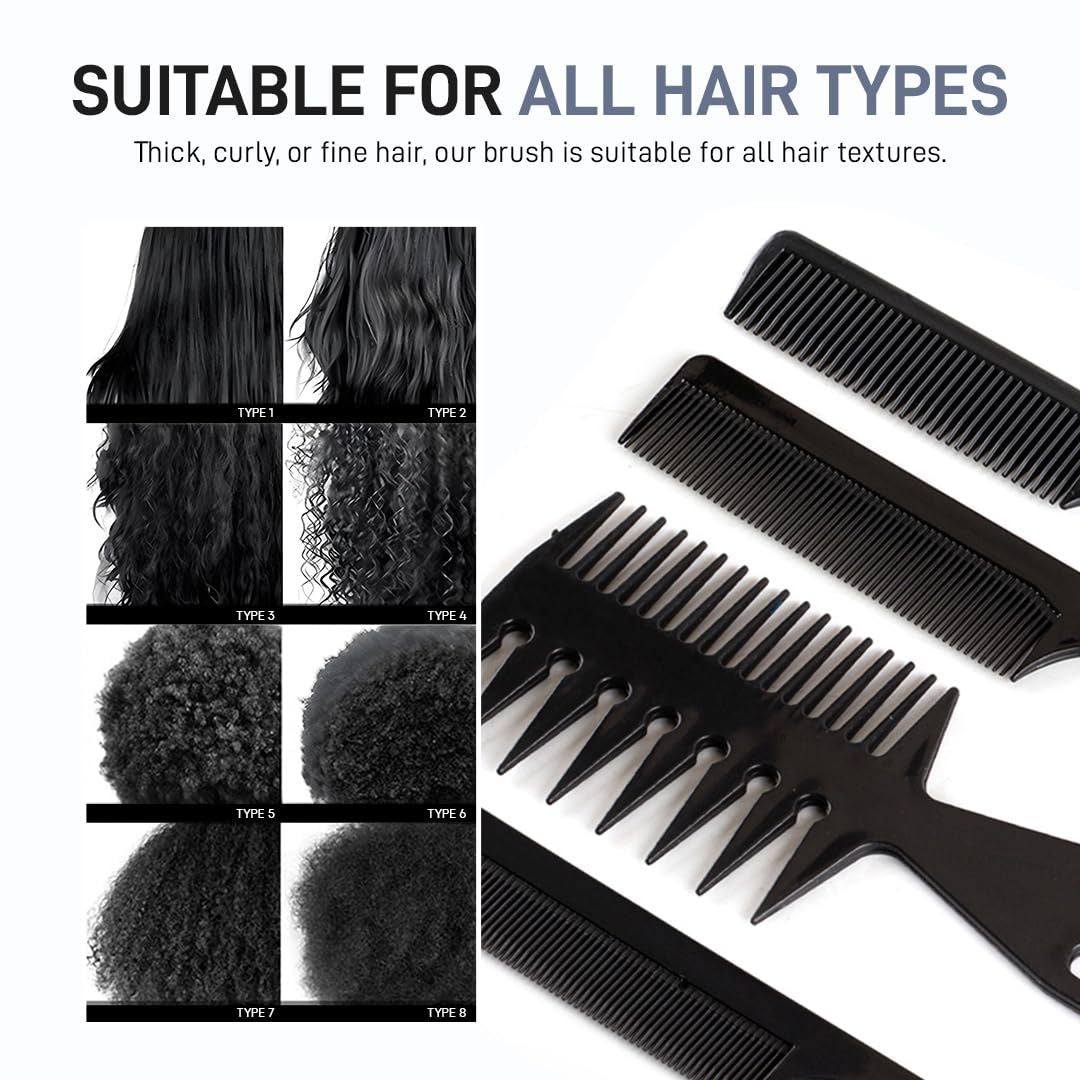 Professional 10-Piece Hair Styling Comb Set