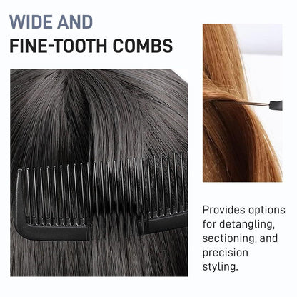 Professional 10-Piece Hair Styling Comb Set