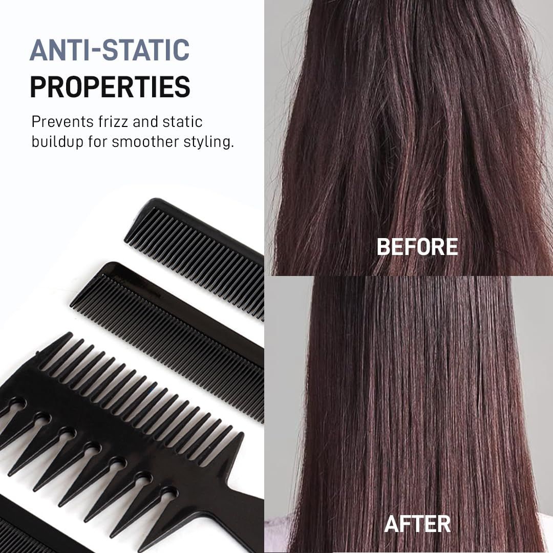 Professional 10-Piece Hair Styling Comb Set