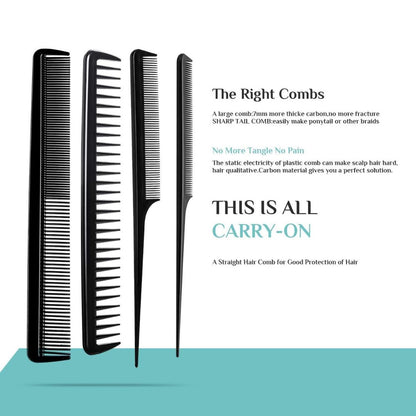Professional 10-Piece Hair Styling Comb Set