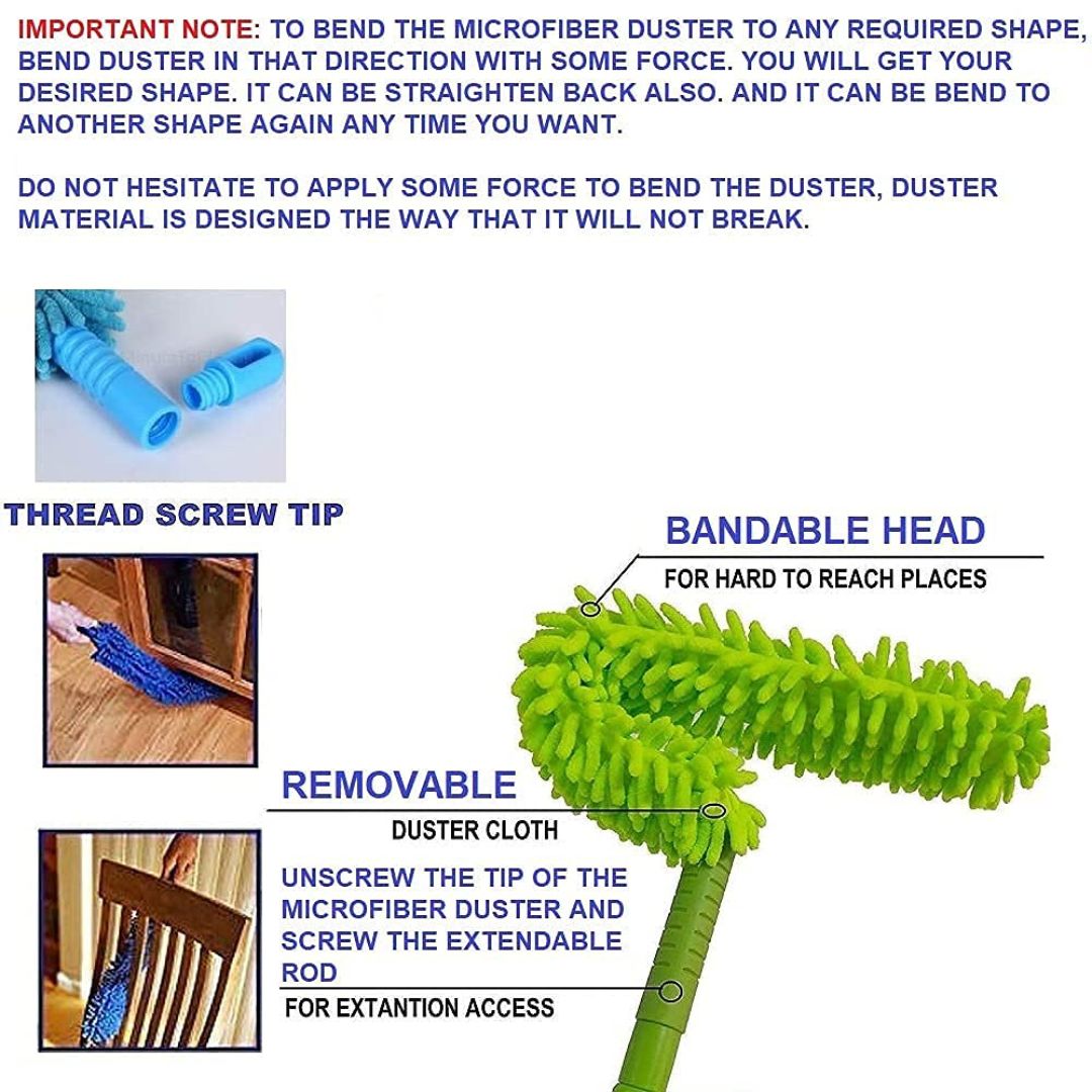 Multipurpose Microfiber Flexible with Expandable Rod
