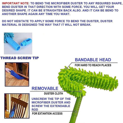 Multipurpose Microfiber Flexible with Expandable Rod
