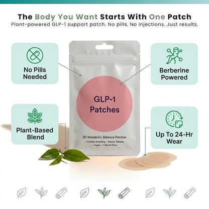 GLP-1 Leanpatch -Appetite Control & Weight Loss - Buy 1 (10pcs) Get 1 Free (10pcs)
