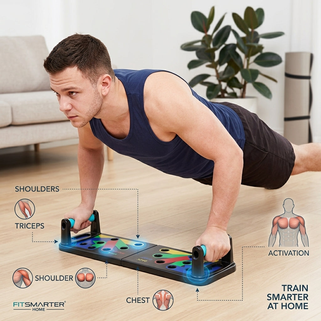 Multipurpose (15 in 1) function Push Up Board