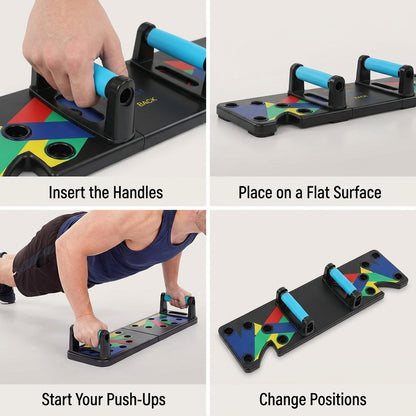 Multipurpose (15 in 1) function Push Up Board