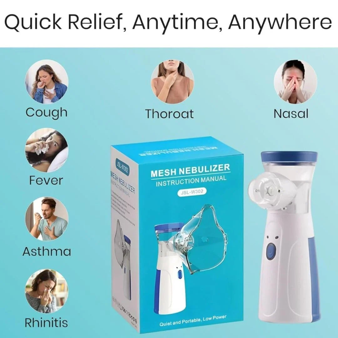Portable Mesh Nebulizer for Adults and Kids