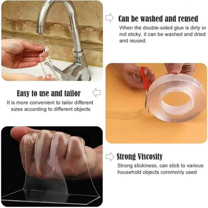Clear Double Sided Wall Tape