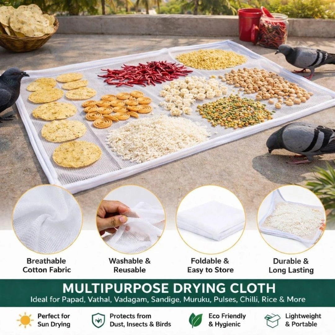 Food Drying Net with Zip