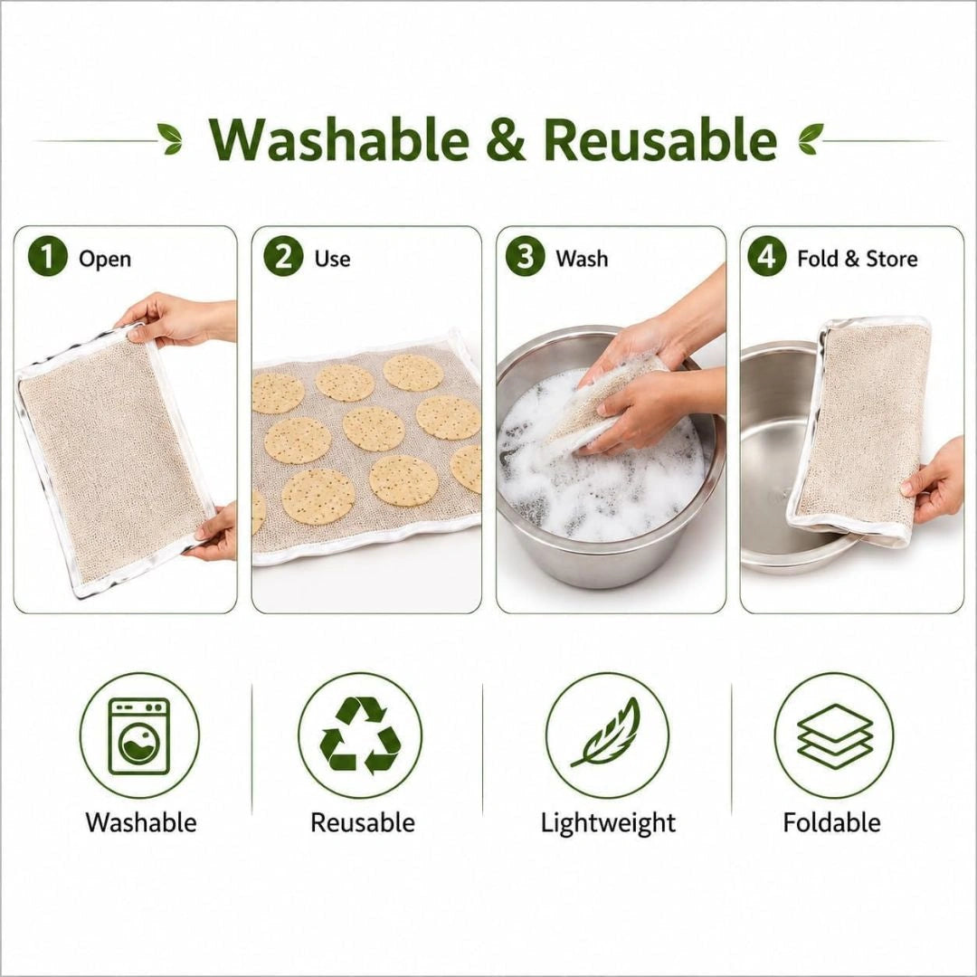 Food Drying Net with Zip