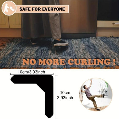 Anti Curling Carpet Tape(Set Of 4 Pcs)