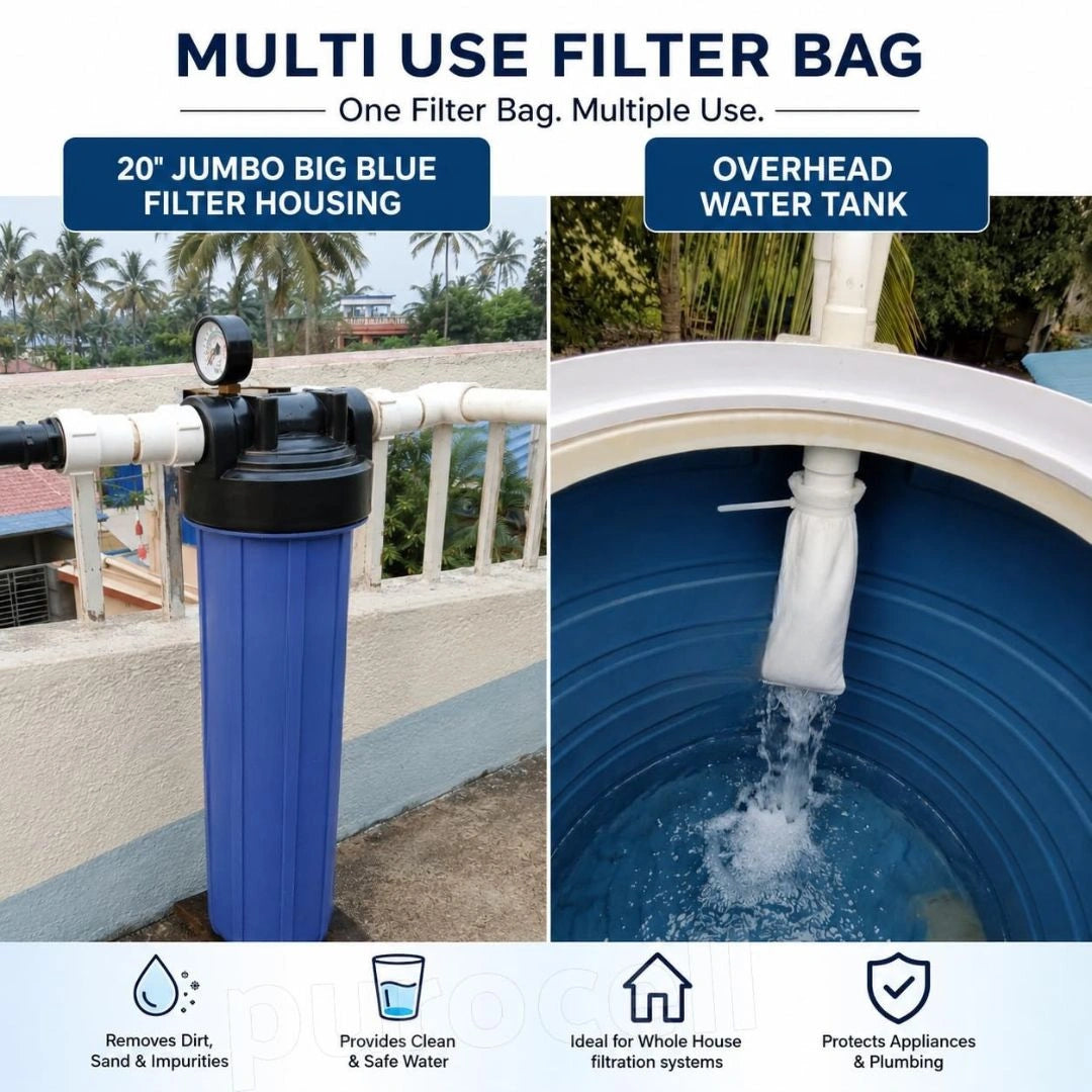 Bag Filter for Water Tank(Set Of 3 Pcs)