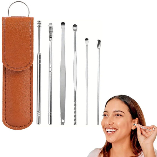 6 in 1 Ear Wax Removal Cleaning Tool for Adults & Kids