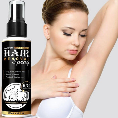 Hair-Off Hair Removal Spray for Men & Women
