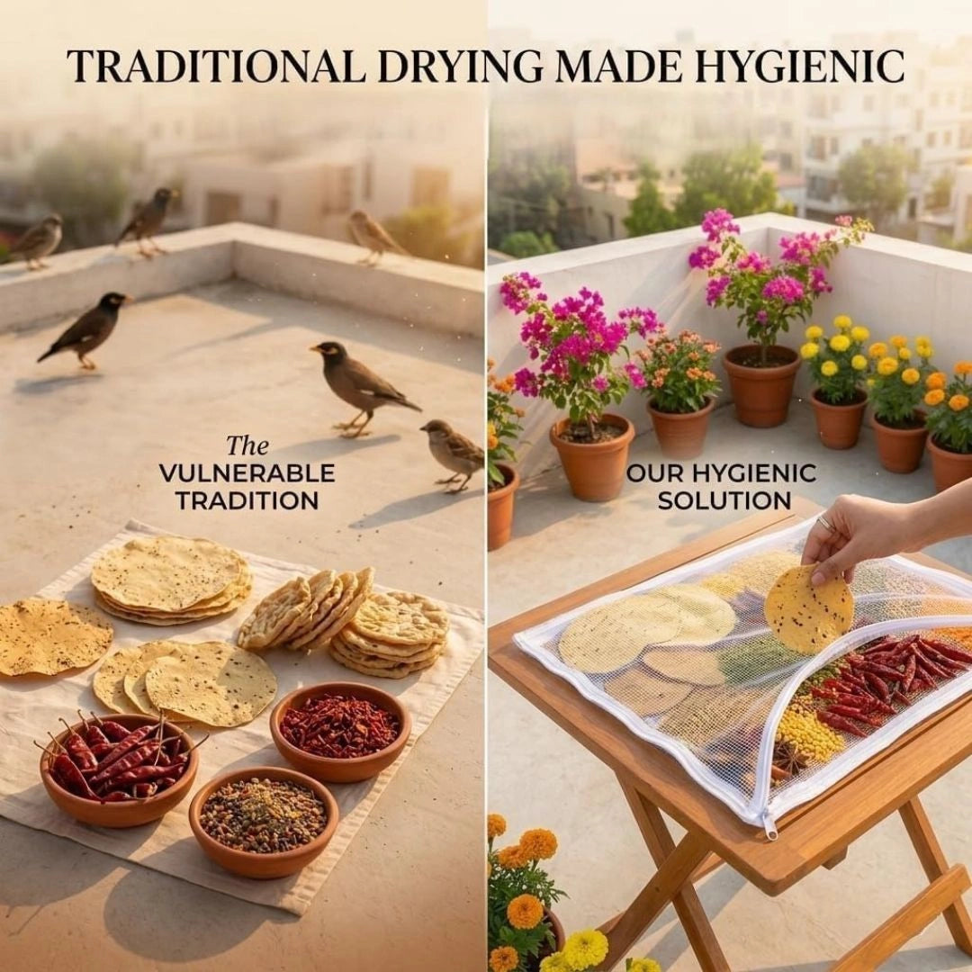 Food Drying Net with Zip