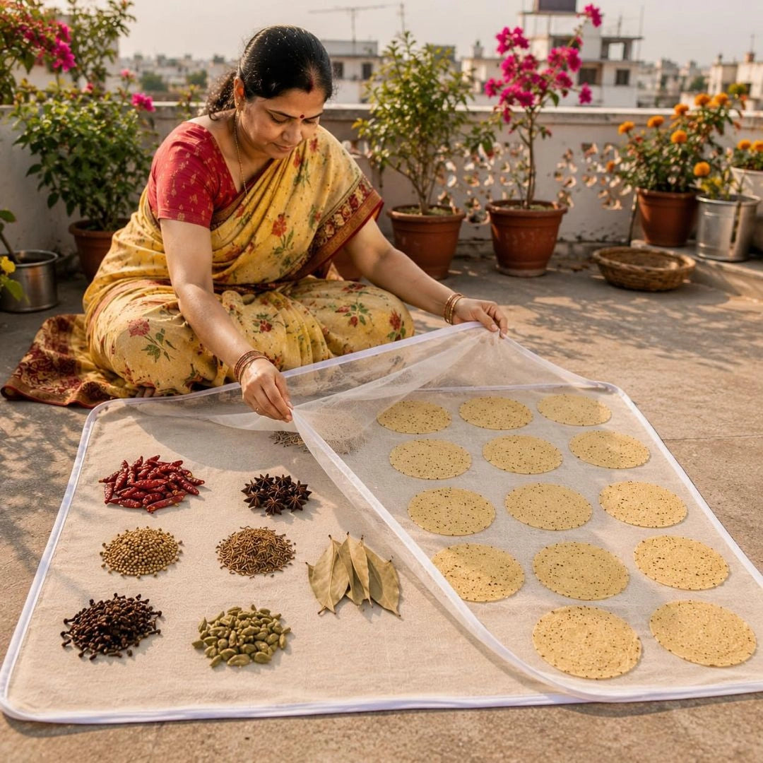 Food Drying Net with Zip