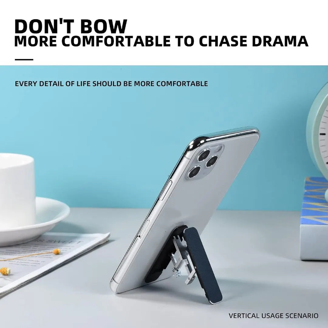 Portable foldable aluminium stand shown in detail