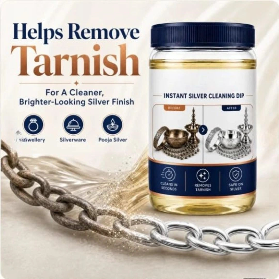 Instant Silver Cleaner Dip and Polish Tarnish Remover