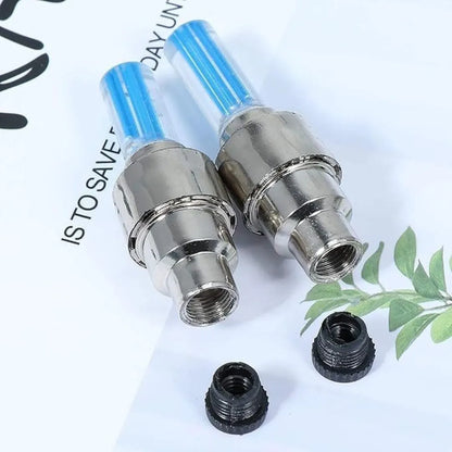 LED Flashlight Lamp Tire Wheel Valve Sealing Caps (Buy 1 Get 1 Free)