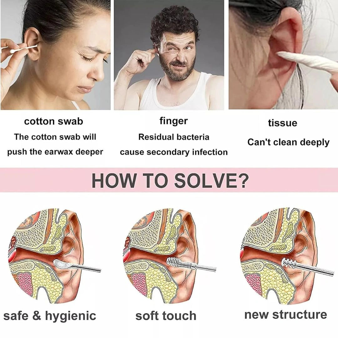 6 in 1 Ear Wax Removal Cleaning Tool for Adults & Kids