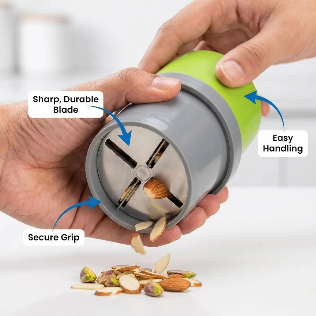 Manual Nut and Dry Fruit Grinder Slicer