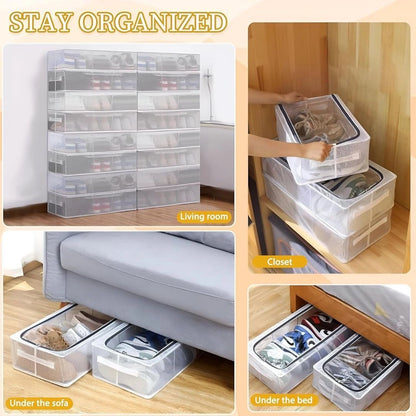 Shoe Storage Organizer Box for Closet
