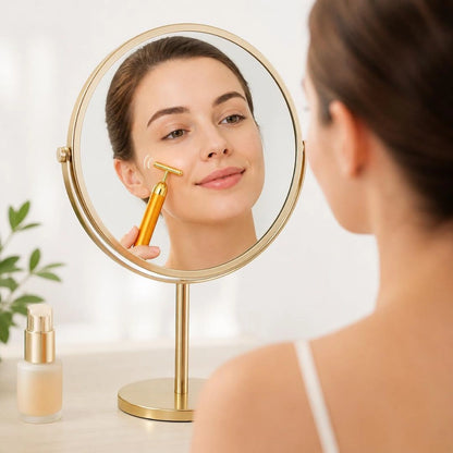 24K Gold Energy Beauty Bar Electric Facial Massager