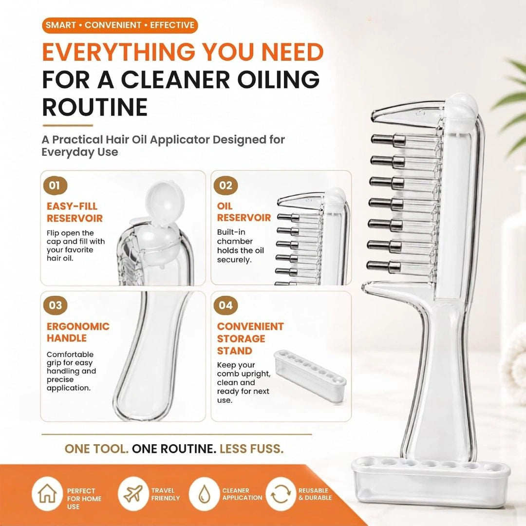 Hair Oil Applicator Comb