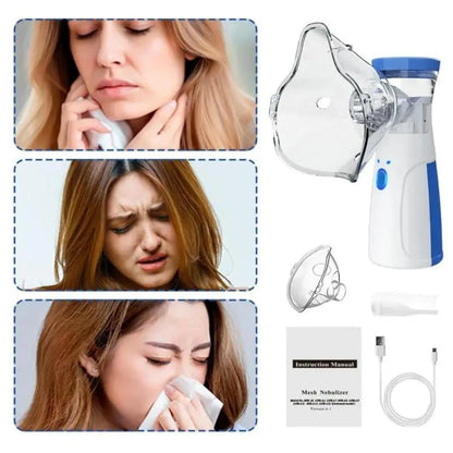 Portable Mesh Nebulizer for Adults and Kids