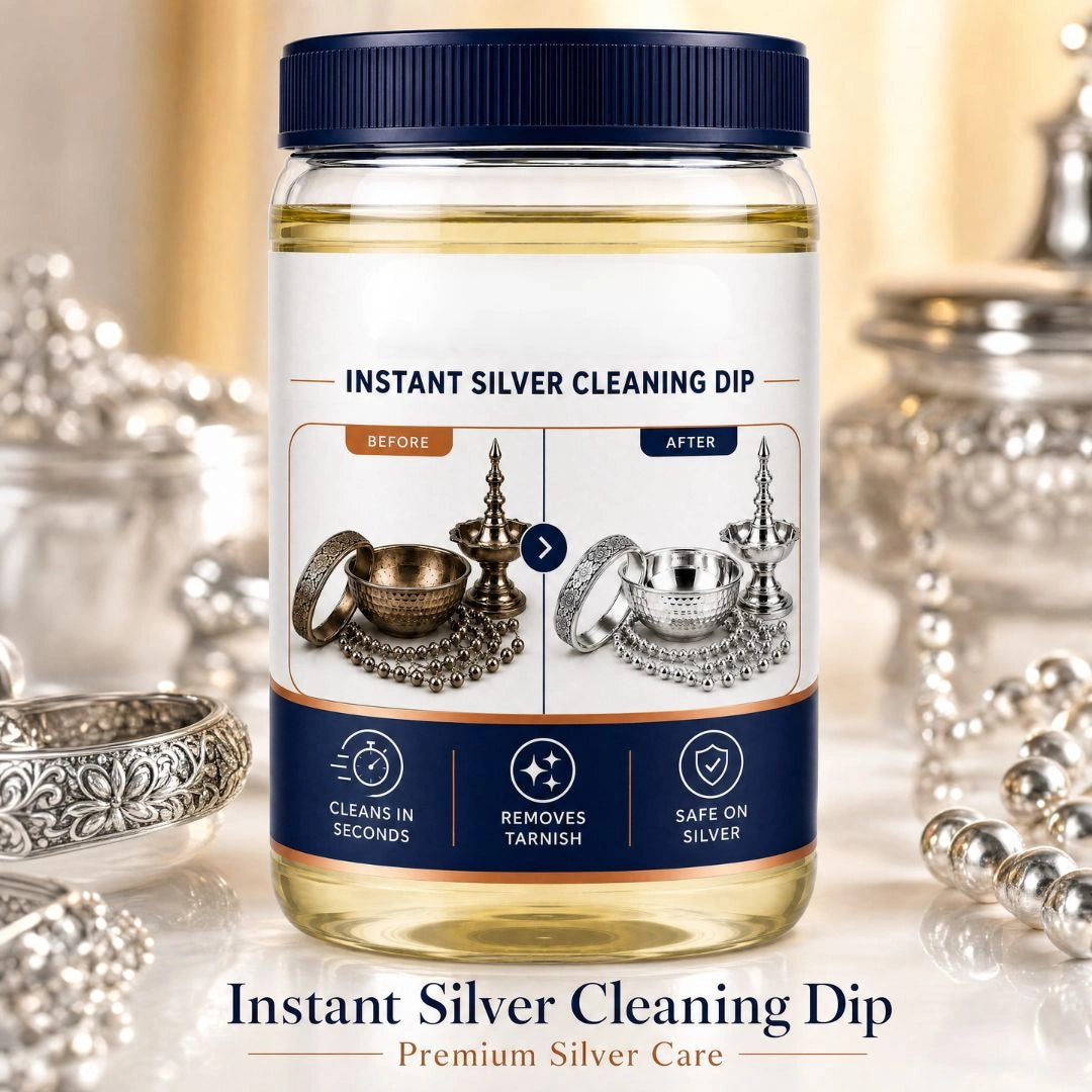 Instant Silver Cleaner Dip and Polish Tarnish Remover