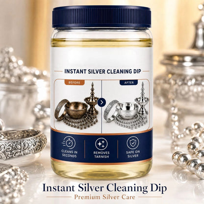 Instant Silver Cleaner Dip and Polish Tarnish Remover