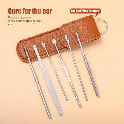 6 in 1 Ear Wax Removal Cleaning Tool for Adults & Kids