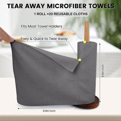 Microfiber Cleaning Cloth Roll