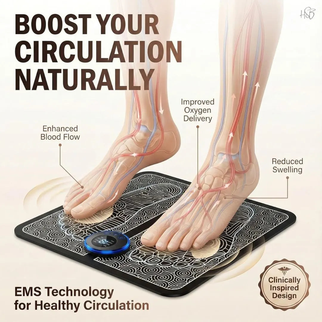 EMS Foot Massager Mat for Pain Relief