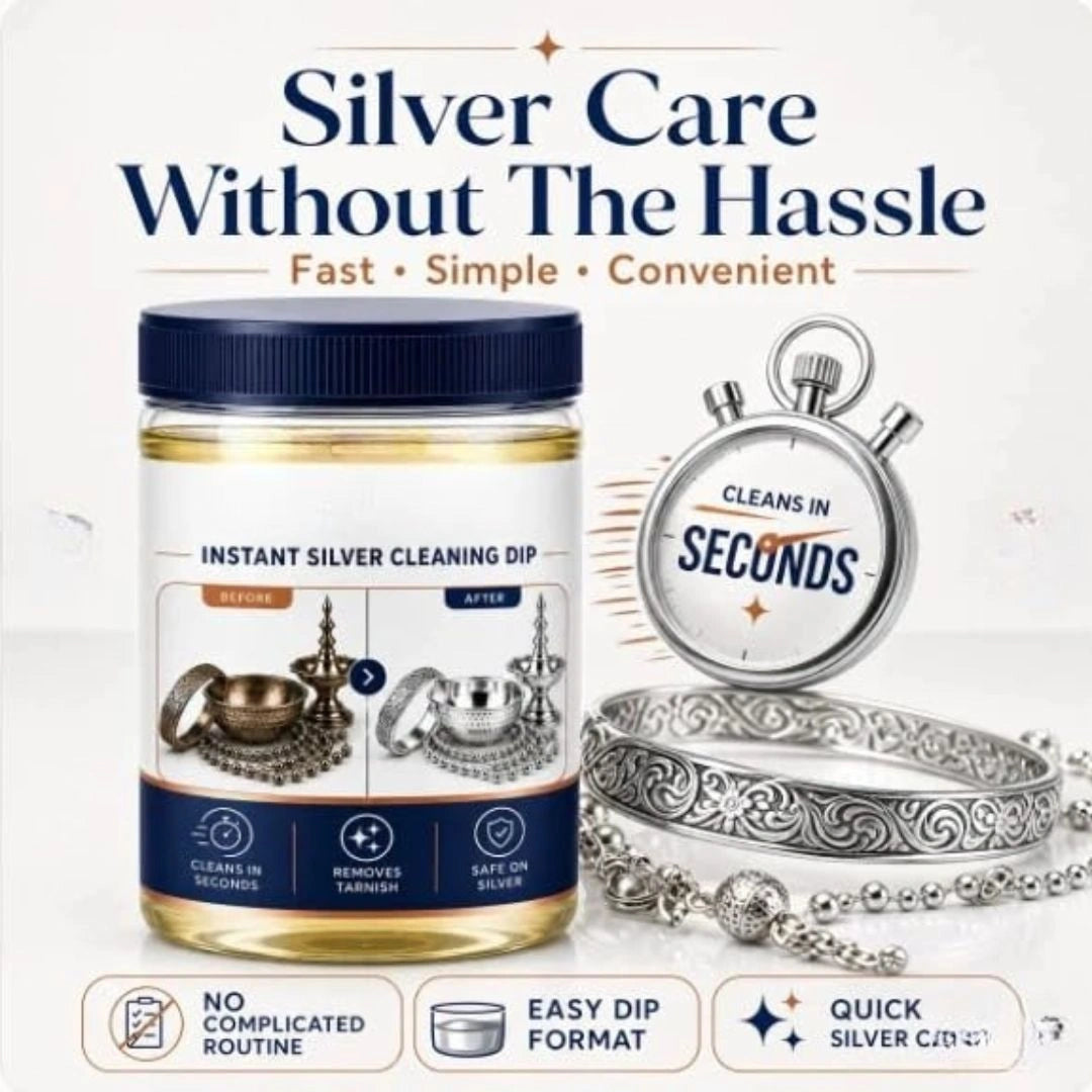 Instant Silver Cleaner Dip and Polish Tarnish Remover