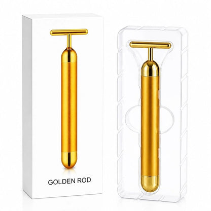 24K Gold Energy Beauty Bar Electric Facial Massager