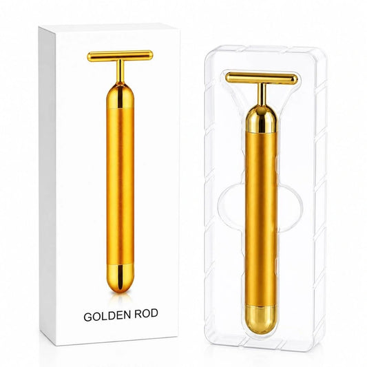 24K Gold Energy Beauty Bar Electric Facial Massager