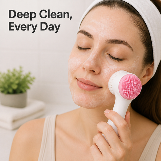 2 in 1 Face Cleansing Brush