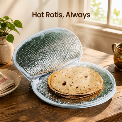 Insulated Roti Cover with Zipper