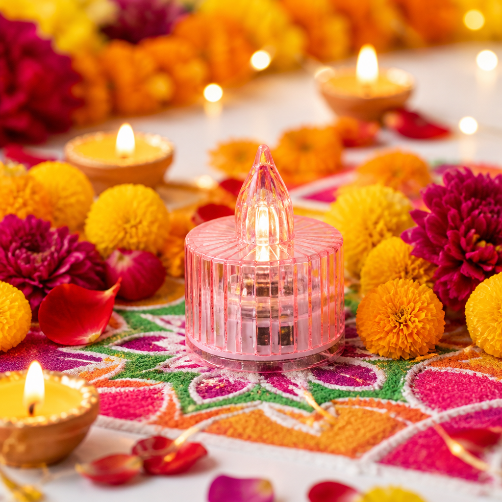 Diwali LED Light Candle(Pack Of 6Pcs)