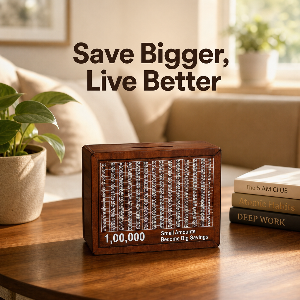 Wooden Money Saving Box