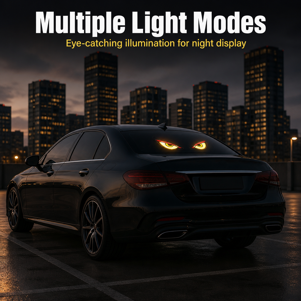 LED Car Window Eyes