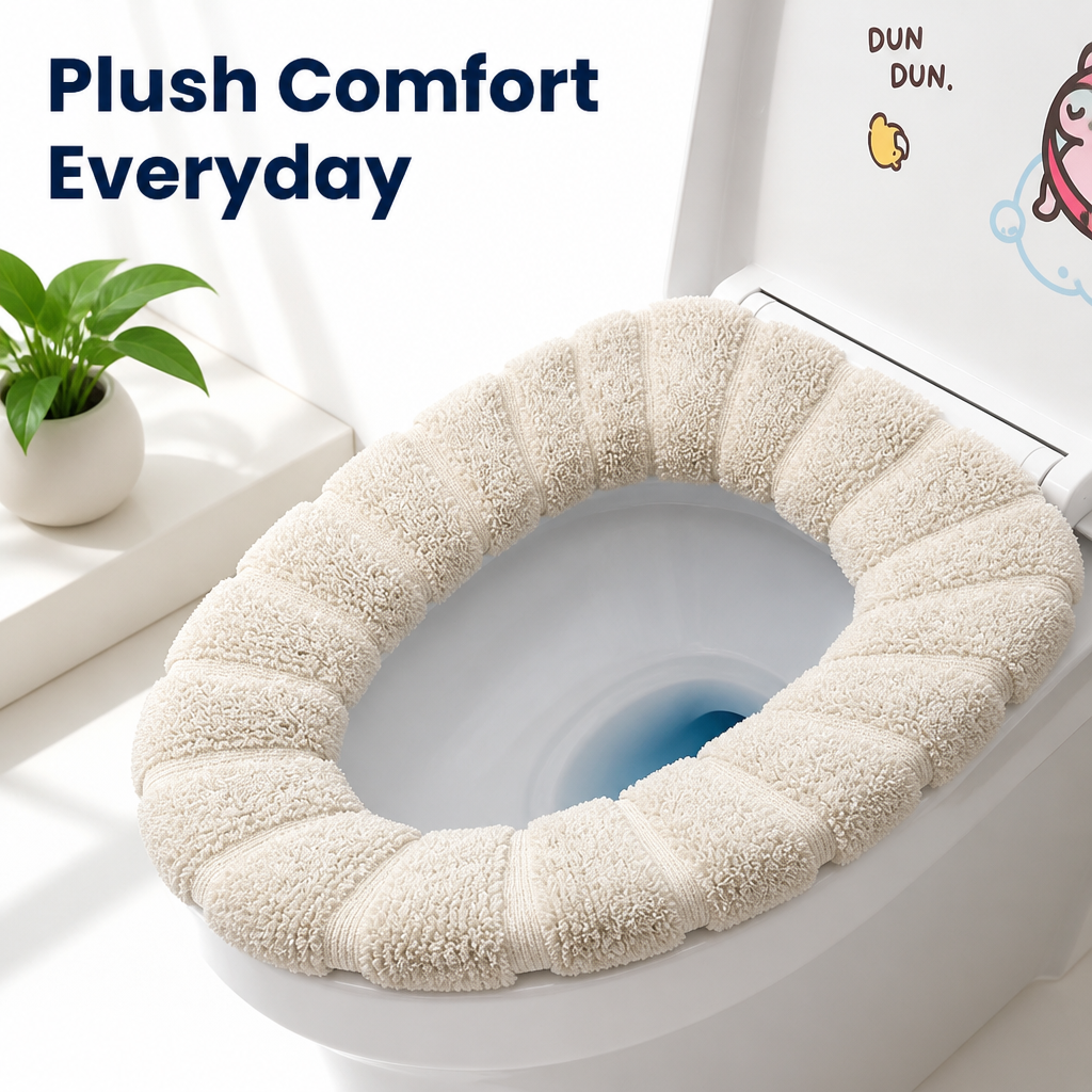 Plush Toilet Seat Cover