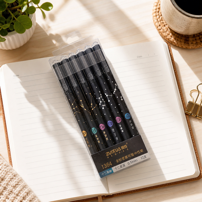 Gel Pen Set (Pack Of 6)