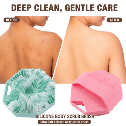 Silicone Massage Bath Brush (Pack of 2)