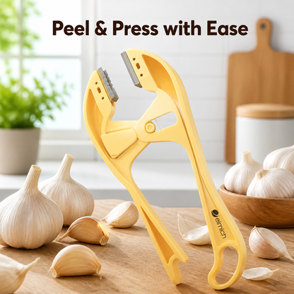 Efficient Garlic Peeler & Press