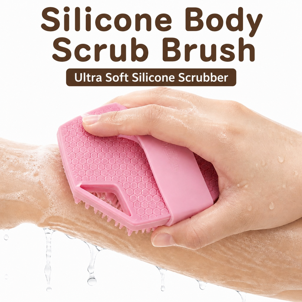 Silicone Massage Bath Brush (Pack of 2)